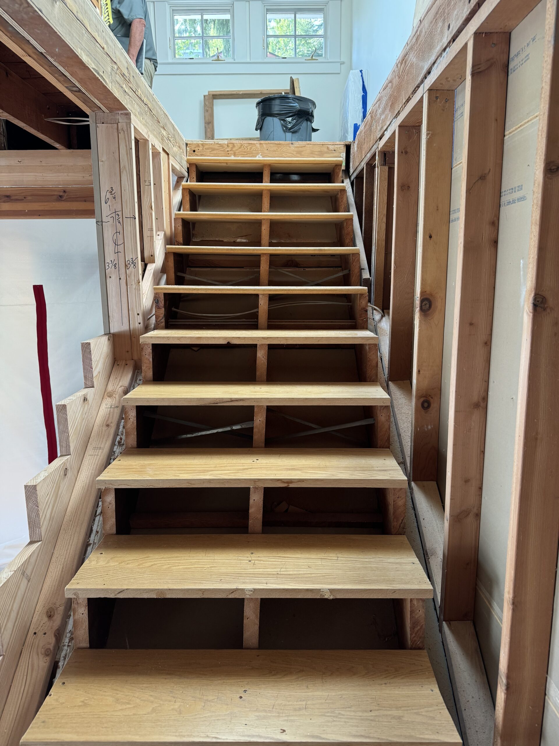 Custom Stair Refinish, Portland Metro, during